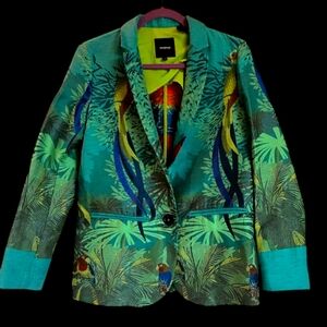 Desigual Blazer Medium Tropical Teal Amazing